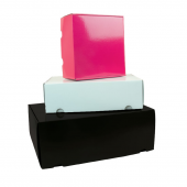 Boîtes d'expédition brillantes