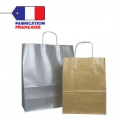 Sacs or et argent papier couché