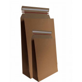 Pochettes cadeaux kraft adhésives avec bande d'arrachage