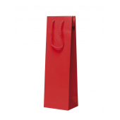 SAC BOUTEILLE ROUGE PELLICULE MAT