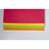 Les papiers de soie multicolores