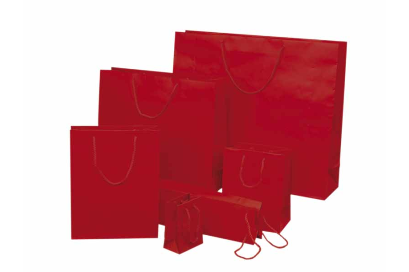 SACS ROUGES PELLICULES MAT