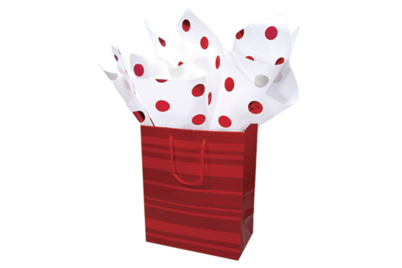 Papier de soie d'emballage cadeau blanc red dot gift® 50 x - DIAYTAR SÉNÉGAL