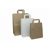 SACS KRAFT POIGNEES PLATES