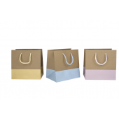 Sacs kraft bas pastel