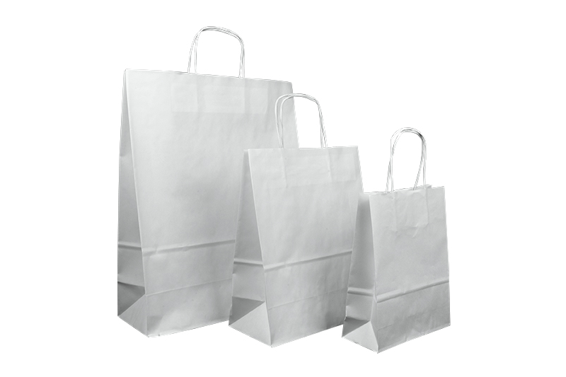 Direct Emballages - , Sacs papier kraft blancs, Sacs en papier