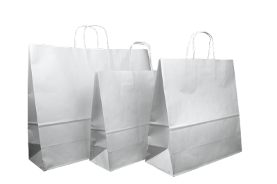 Sacs kraft papier blanc
