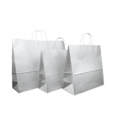 Sacs kraft papier blanc