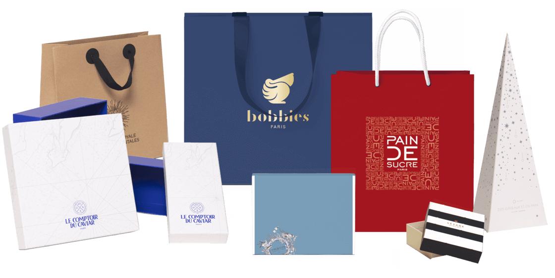 Papier de soie personnalisé, mousseline imprimée •UNIBAGS