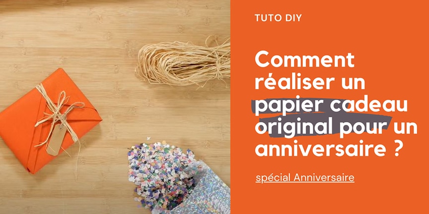 Comment réaliser un papier cadeau original pour un anniversaire ?